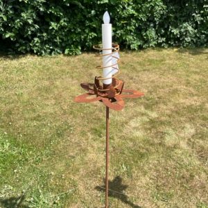 Lotus ljusstake Rost