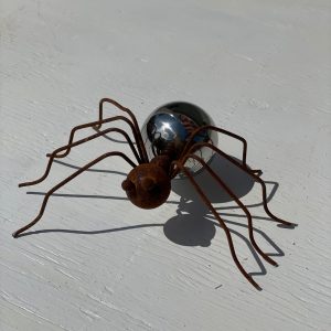 Spindel med silverklot Rost