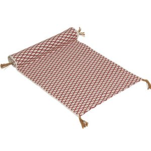 Clara löpare vit/röd 90cm