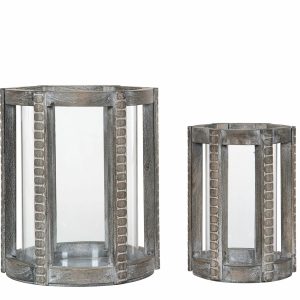 Lykta Trä Dot Old Wood