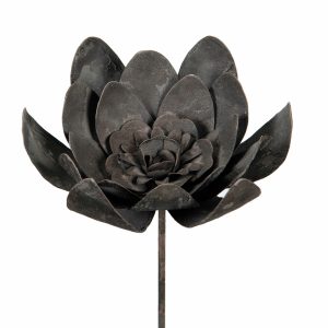 Trädgårdssticka Pion Metall