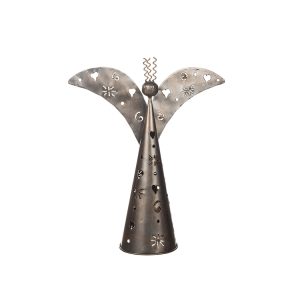 Ängel i hamrad plåt stor