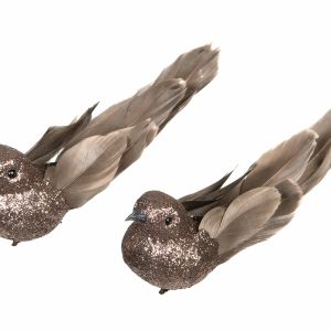 Fågelclip Glitter Mullvad