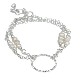 Armband Selma, silverfärgad