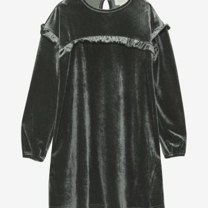 Creamie Dress Velour LS 822307