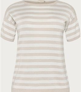 KCregitta Striped Pullover Beige/Silver