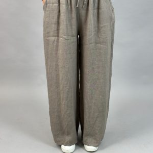 MixByHeart Leona Linnebyxa Taupe