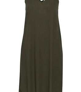 KCmille Sleeveless Dress grön med fickor.